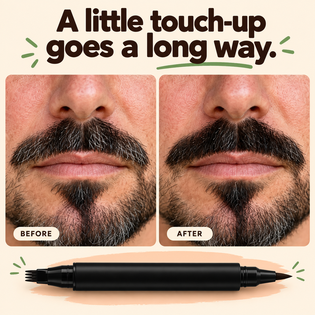 Mustache Gray Coverage Pen